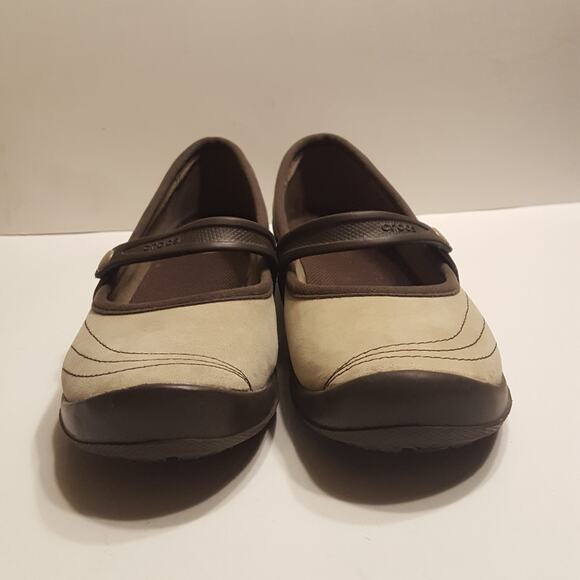 Crocs 10888 Beige Brown Casual Comfort Loafers. Women's Sz 6 - Picture 6 of 8